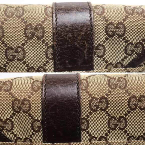 GUCCI GG Canvas Waist Bag/Body Bag, Beige/Brown, 145851, Unisex - Picture 5 of 10